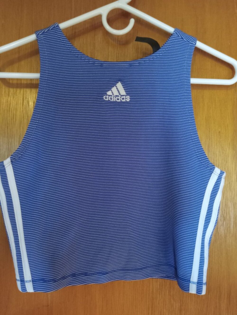 *3 FOR $13* Adidas blue cropped tank top